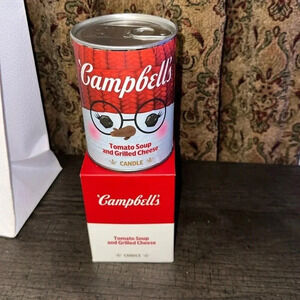 💥NIB Rare Campbell’s Soup Tomato Soup & Grilled Cheese Candle Sealed/Authentic